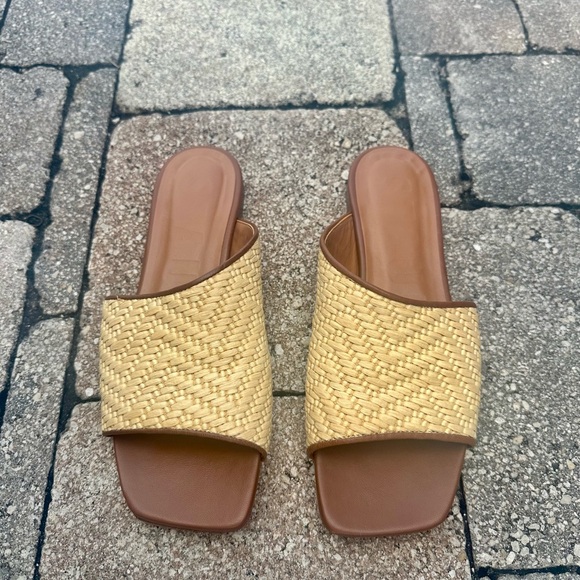 Staud Nevil Raffia Slides - Picture 5 of 7